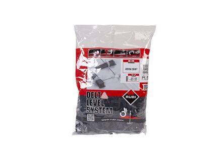 Rubi level systeem delta clips herbruikbaar dikte 3-12mm breedte 2,0mm 400st