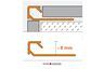 schluter tegelprofiel vierkant aluminium q80bw 8x3000mm wit