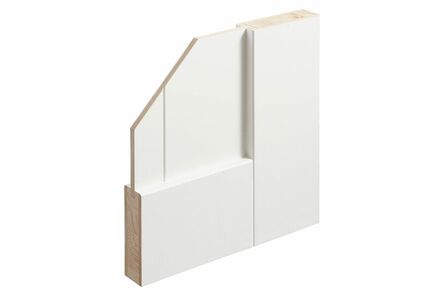 Skantrae Paneeldeur Cottage SKS 2511 Wit Voorbehandeld Opdek Links 630x2115mm