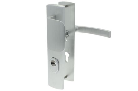 axa deurbeslag kruk/duwer 6665-51-11 72mm + kerntrekbeveiliging skg3