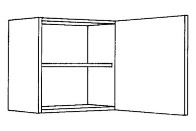 BRUYNZEEL Atlas Bovenkast Rechts FSC 550x600mm - Wit