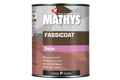 MATHYS Fassicoat Satin Systeemlak Basis Satin Pastel 1ltr