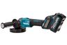 Makita accu haakse slijper xgt 40 v max GA026GM201 36v inclusief Mbox 125mm