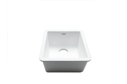 Krion Solid Surface spoelbak basic snow white c825 34x40 1100 e