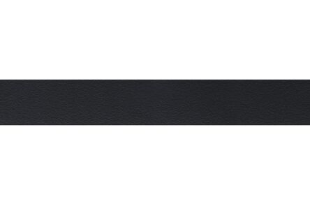 ABS kantenband zwart fijne structuur (hu 19015 parel 107) 1x23mm 50m1