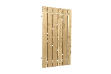 Vuren Poortdeur Geschaafd Recht Groen Geimpr. 1000 x 1800 mm