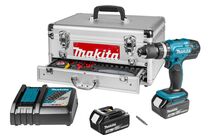 Makita accu schroefklopboormachine lxt 18 v DHP453RFEX 18v inclusief Aluminium koffer