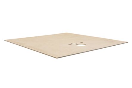 Cementex toiletplaat incl. sparingen
