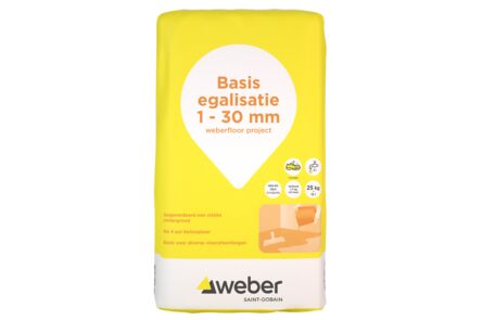 Weber Floor project Basis egalisatie 1-30mm 25kg