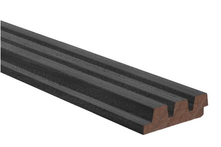 dabé noir lines H3 zwart 44x150x1000mm