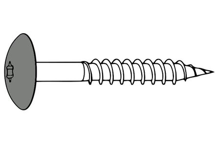 equitone schroef grijs a2 te20/lt20/la20 5,5x35 100st