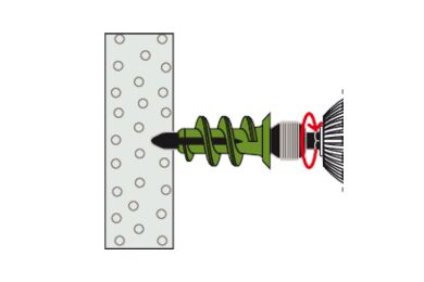 Fischer Gipsplaatplug GK Green met Montagehulpstuk 10st