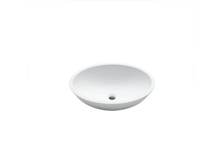 Krion Solid Surface spoelbak basic snow white b413 46x37 1100 e