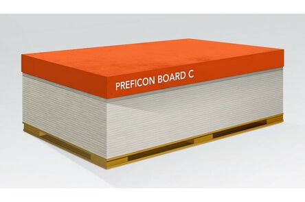 Preficon board c brandwerende plaat wit 2400x1200x18mm