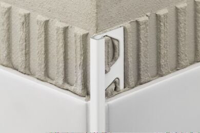 schluter hoekje aluminium q110bw 10mm wit