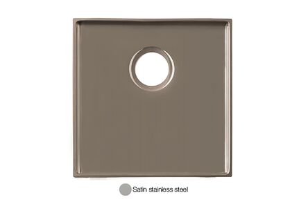Krion Solid Surface spoelbak bodem linking satin (rvs) sc811 70x40