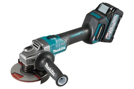 Makita accu haakse slijper xgt 40 v max GA005GM201 36v inclusief Mbox 125mm