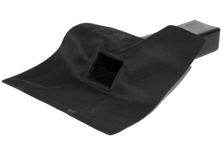 Bosscover HWA stadsuitloop 45° met flap PE/EPDM 60x80mm