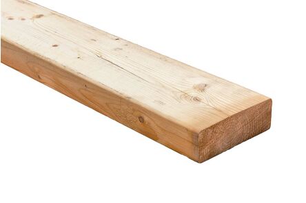 vuren me betonbadding geschaafd  60x160x5400