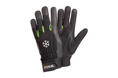 tegera winterhandschoen waterdicht, winter gevoerd 517 kunstleer, polyester, fleece zwart 1 paar maat 12