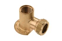 BONFIX Muurplaatkoppeling Messing Kiwa/Gastec (Bi x Knel) 1/2x12mm