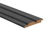 obeche noir dubbele channel siding geschaafd zwart gegrond FSC 100% 25x150x1000mm