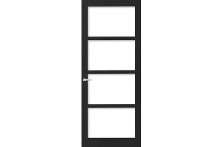 weekamp stompijldeur wk6358-c opdek zwart glas maatwerk