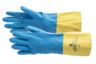 artelli handschoen pro-chem latex plus maat 9 geel/blauw 12 stuksuks