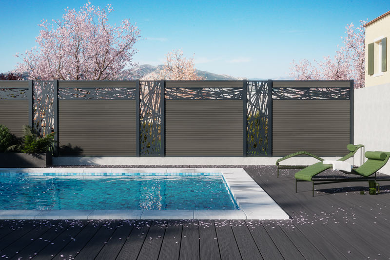 fence boards premium dark grey 21x160x1780mm