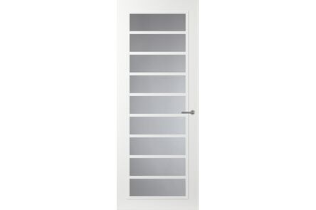 Svedex Glasdeur Front FR519 Blank veiligheidsglas Alpine wit Opdek Rechts Loopslot 880x2315mm