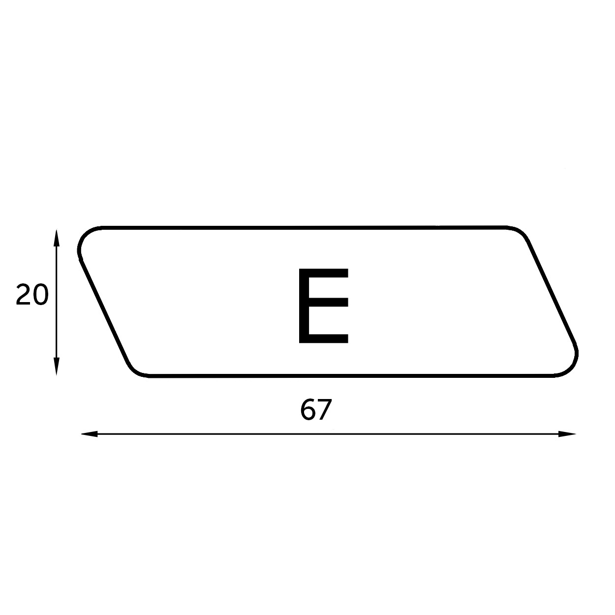 Obèche Noir rhombus geschaafd zwart gegrond FSC 100% 25x75x1000mm