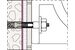 Fischer Wastafel- Urinoirbevestiging WD 8x110mm 2st