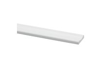 Decorlijst Grenen Recht Gegrond Wit FSC 8x34x2700mm