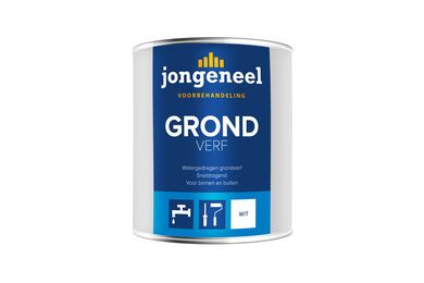 JONGENEEL Grondverf Acryl Wit Binnen / Buiten 750ml