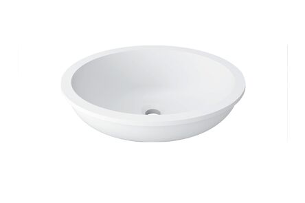Krion Solid Surface spoelbak basic snow white b415 40x31 1100 e