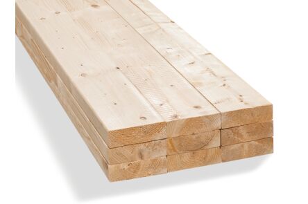 vuren mix c18 geschaafd ronde hoek  50x150x6000