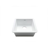 Krion Solid Surface Spoelbak C604 E Snow White 400x400x200mm Krion Solid Surface Spoelbak C604 E Snow White 400x400x200mm