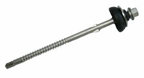 Golfplaatschroef staal dacromat 6,5x130mm 20st