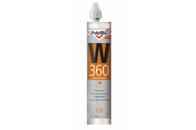 Polyfilla Pro Houtreparatiepasta W360 2 Componenten Creme koker 250ml