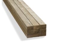 Vuren Mix C Geschaafd Ronde Hoek Druk Geimpr 70%PEFC 50x75x5400mm