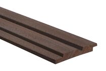 dabé noir dubbele channel siding onbehandeld 25x150x1000mm