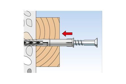 Fischer sxr-fus constructieplug 10x52mm 50st