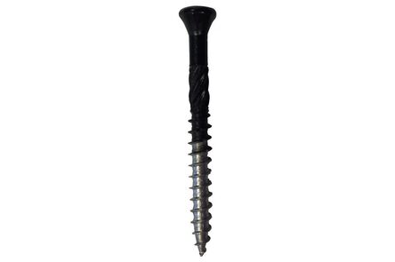 Woodies potdekselschroef torx t25 5,0x40/24mm RVS a1 zwart