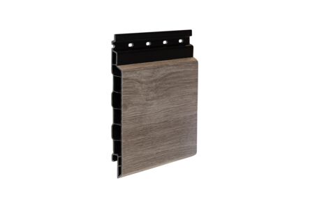 Fortalit NG geveldeel grijs eiken met zwarte schaduwlijn 6000x150x17mm