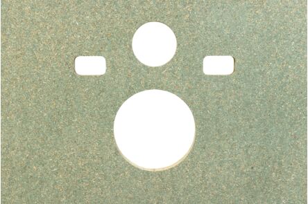 Toiletplaat spaanplaat P5 V313 geschuurd 1250x1200x18mm