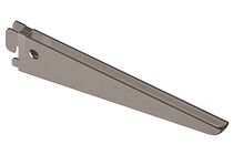 Plankdrager Dubbel 1-haaks Staal Wit 470mm