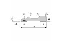 Q-pine Neut Wit QP39 gegrond