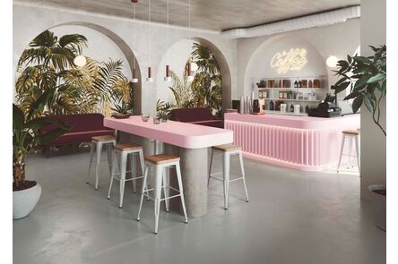 Krion Solid Surface light 4401 pink light 3680x760x12mm