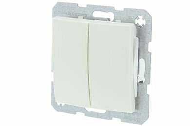 Berker S1 Schakelaar Wissel/Wissel Inbouw Creme