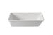 Krion Solid Surface Badkuip T803 E CHR Snow White 1500x600x490mm